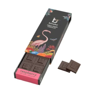 "Himbeer-infused Schokoladenriegel mit 100 mg THC"